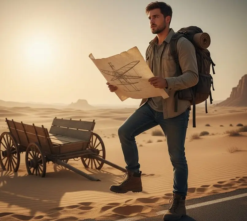 Explorador arranca su camino.