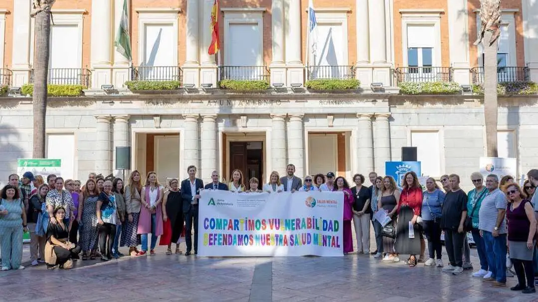 Huelva se une para conmemorar el D&iacute;a de la Salud Mental. Fuente: Ayto. Huelva