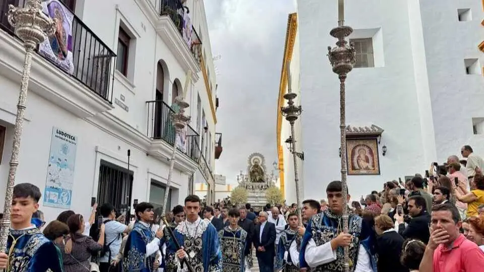 Procesi&oacute;n extraordinaria Virgen de las Angustias de Ayamonte. Fuente: Ayto. Ayamonte