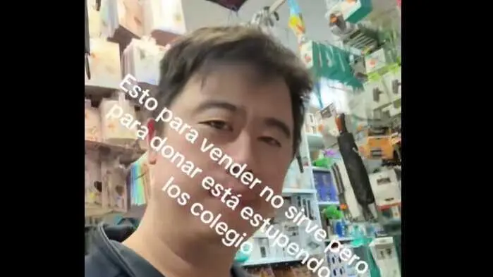 V&iacute;deo del Chinito de Huelva. Fuente: Tiktok de ElChinito_jianli