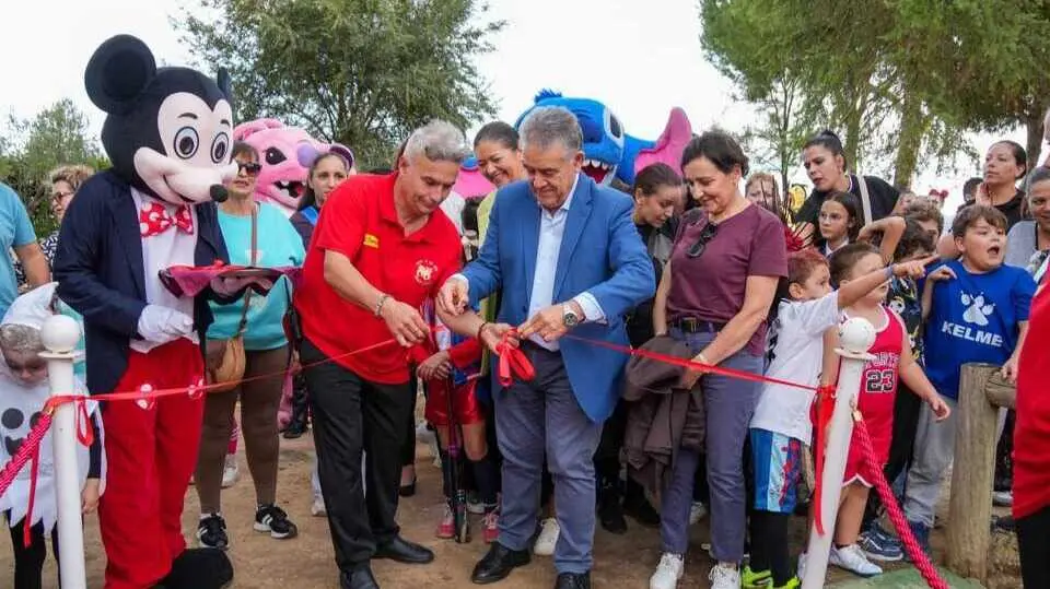 Reapertura del Parque Alcalde Mojarrro en Almonte. Fuente: Facebook Ayto. Almonte
