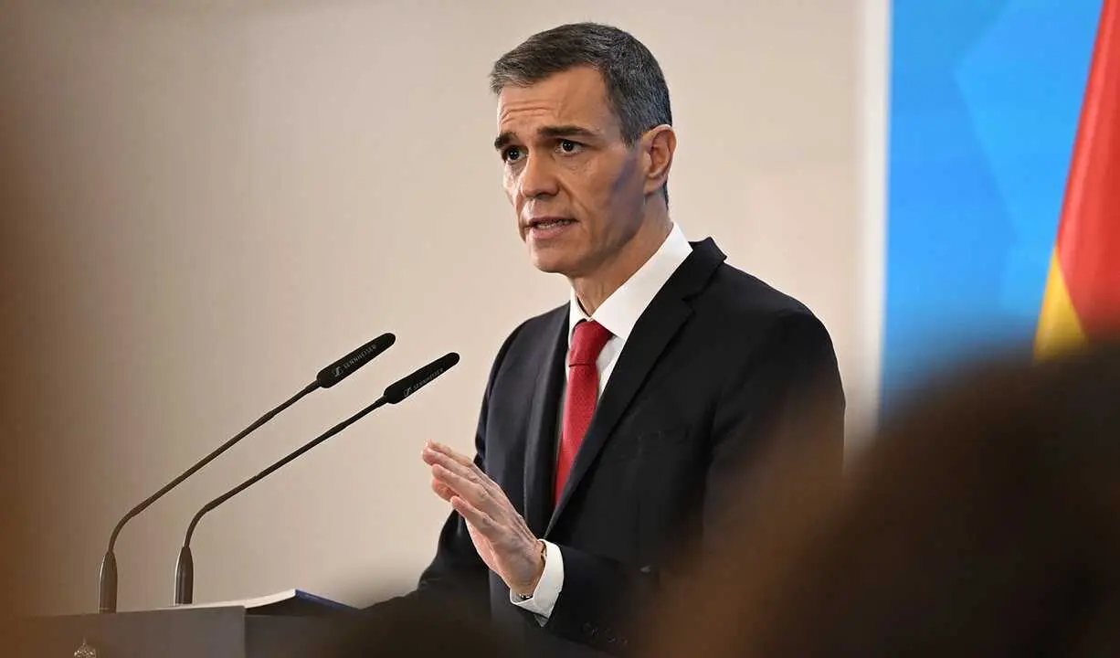 S&aacute;nchez en una reciente comparecencia