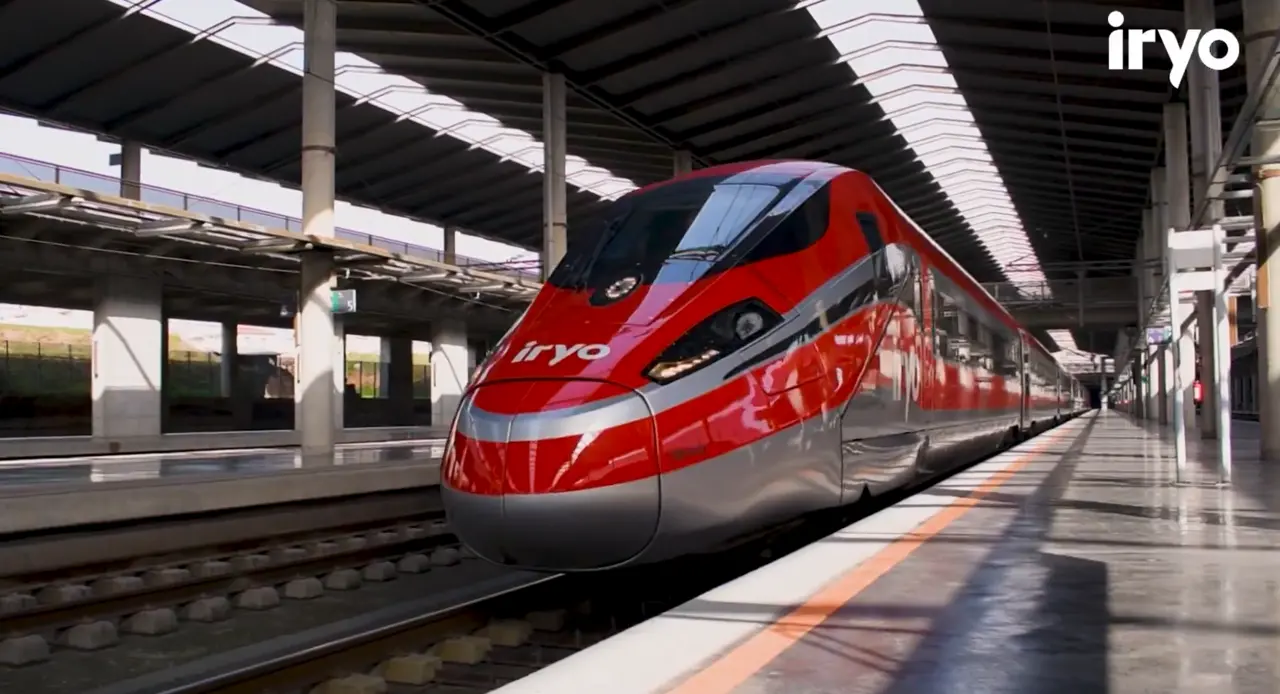 Un tren de Iryo. Fuente: X de Iryo