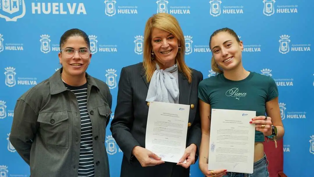 El Ayuntamiento de Huelva ser&aacute; el patrocinador inicial de Mar&iacute;a Forero. Fuente: Ayto. Huelva