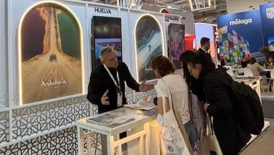 La Agencia Destino Huelva promociona los grandes atractivos de la provincia en la Feria Internacional de Turismo de Berl&iacute;n. Fuente: Diputaci&oacute;n de Huelva.