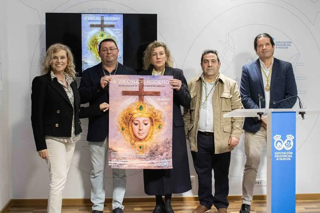 V V&iacute;a Crucis Rociero de Hermandades de la provincia de Huelva. Fuente: Diputaci&oacute;n de Huelva.