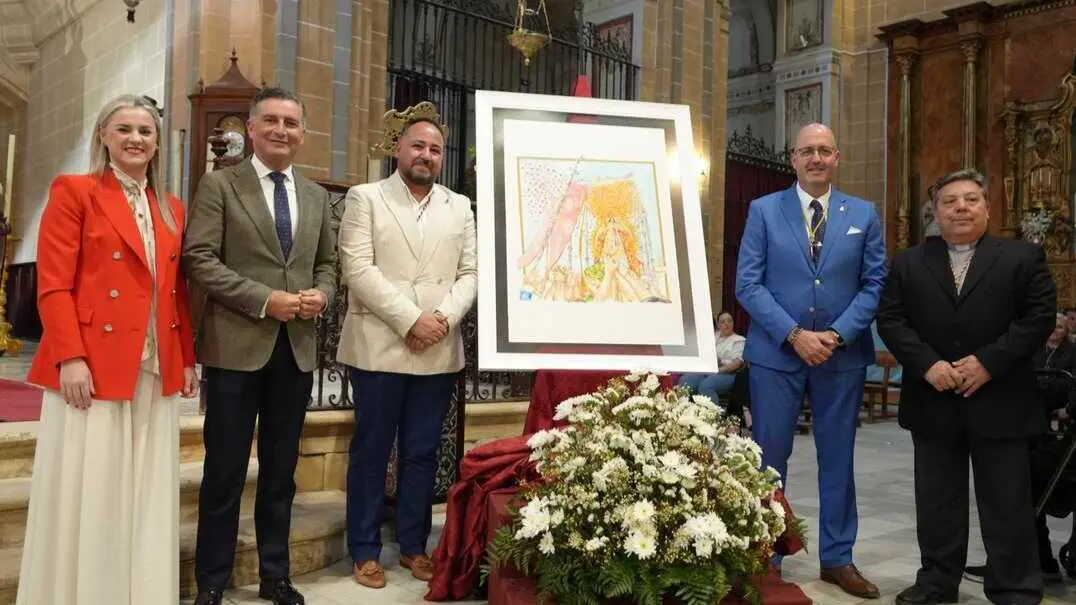Presentaci&oacute;n del cartel de la Romer&iacute;a de Montemayor 2026. Fuente: Ayuntamiento de Moguer