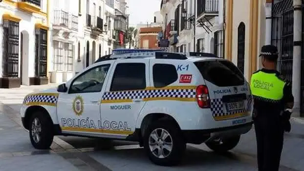 Polic&iacute;a Local de Moguer. Fuente: Facebook Ayto. Moguer