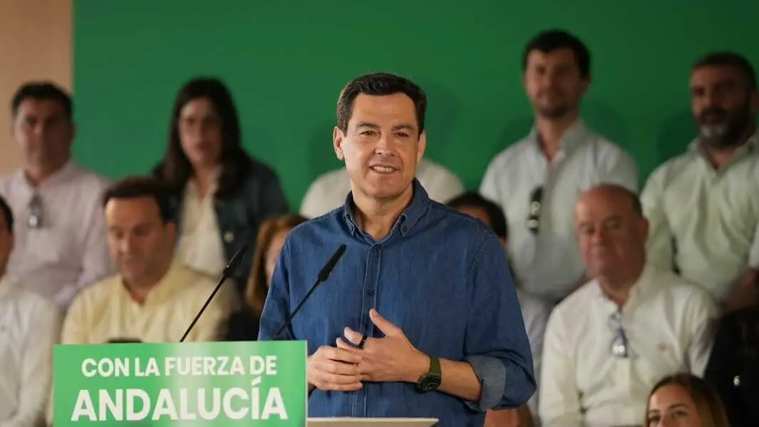 Juanma Moreno en un reciente acto pol&iacute;tico