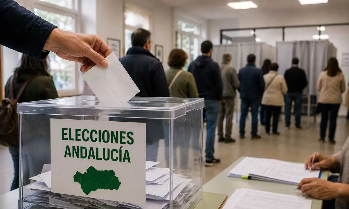 Urnas en elecciones andaluzas
