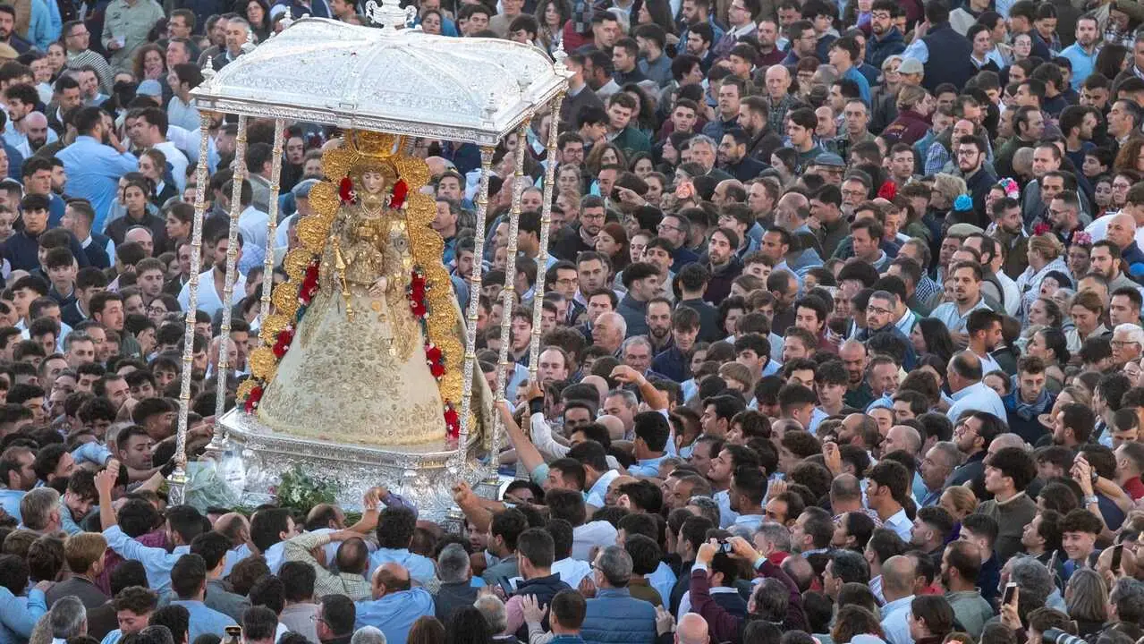 Virgen del Roc&iacute;o. Imagen de archivo