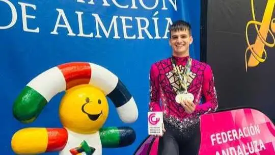 Jes&uacute;s Casado del Club R&iacute;tmico Colombino en Almer&iacute;a