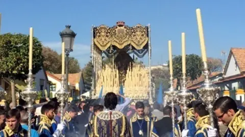Virgen de la Victoria en el barrio obrero