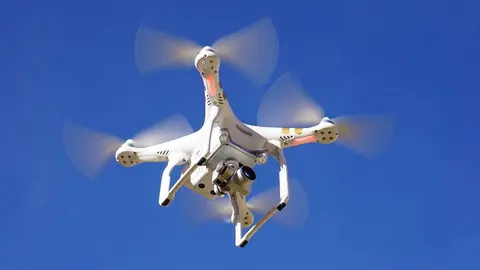 Dron. Imagen de archivo