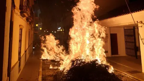 Candelas del Santo en Trigueros | Archivo