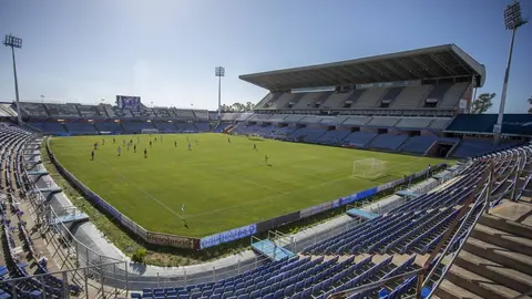 Encuentro correspondiente a la quinta jornada. Recreativo 2 - Real Balomp&eacute;dica Linense 0.  Imagen de Alberto D&iacute;az.