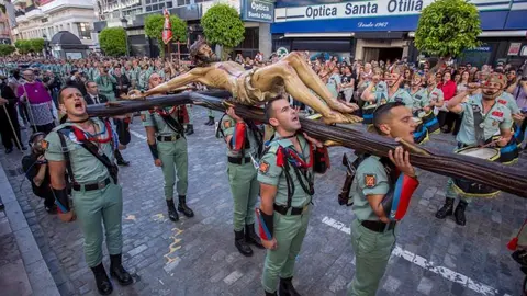 La Legi&oacute;n Espa&ntilde;ola porta al Cristo de la Vera Cruz el S&aacute;bado de Pasi&oacute;n | Archivo