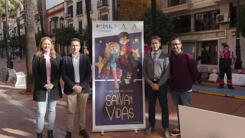 Teresa Flores, Emilio Rivera, Carlos Soriano y JUan Mart&iacute;nez (de izquierda a derecha)