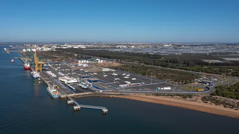 Muelle Sur del Puerto de Huelva