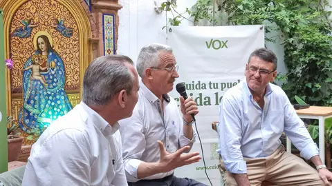 Segovia en un reciente acto p&uacute;blico de Vox