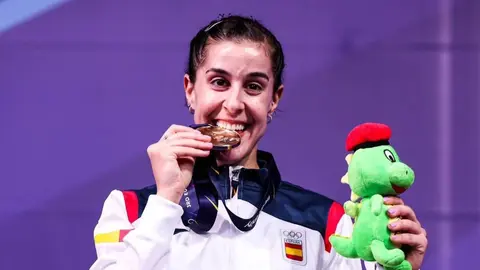 Carolina Mar&iacute;n se enfrentar&aacute; en los cuartos de final de los JJO de Par&iacute;s a la japonesa Aya Ohori. Fuente: Imagen de archivo
