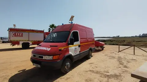 Veh&iacute;culos del 112 y del Consorcio de Bomberos