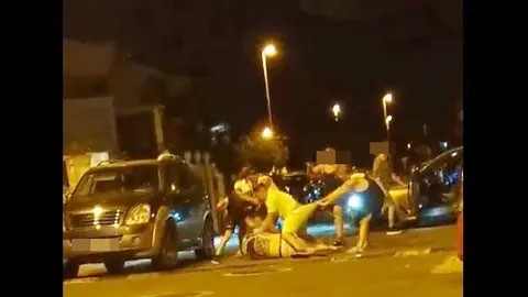 Reyerta en El Portil