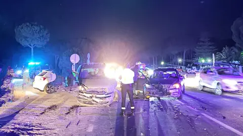 Accidente en la A-483