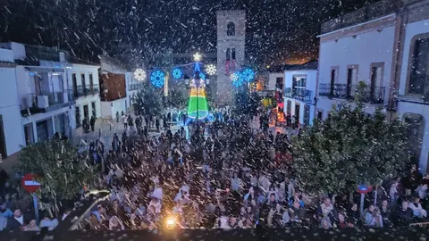 Nevada en Niebla. Foto: Ayuntamiento de Niebla