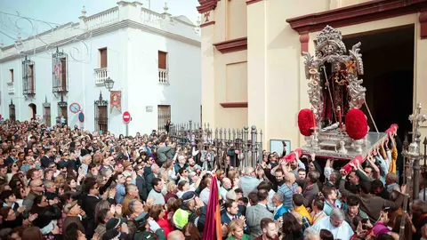 San Antonio Abad saliendo de la Iglesia Parroquial | Ayuntamiento de Trigueros