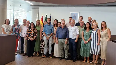 Visita del Ayuntamiento de Almonte a Estepona en agosto de 2023