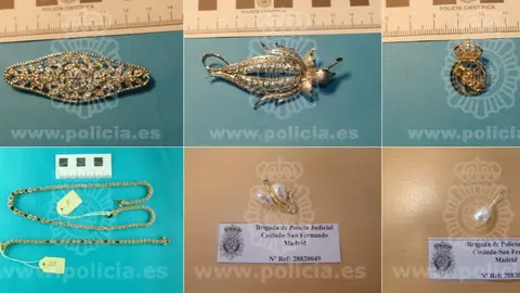 Exposici&oacute;n de la Polic&iacute;a Nacional de joyas y objetos de valor robados en toda Espa&ntilde;a
