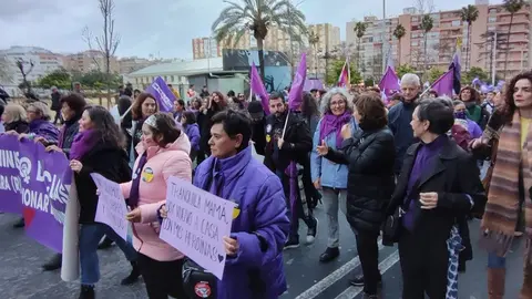 Manifestaci&oacute;n 8M de Huelva. Foto: PCA Huelva