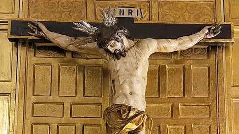 El Sant&iacute;simo Cristo de la Misericordia, recientemente restaurado realiza hoy el V&iacute;a Crucis