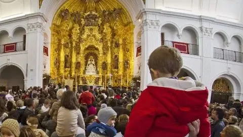 Ni&ntilde;os en El Roc&iacute;o. Foto: Condavisi&oacute;n