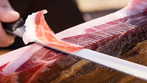 Cortador de jam&oacute;n. Imagen de archivo