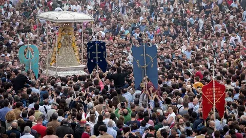 EL ROCIO , 21/05/18 HUELVA - SALIDA VIRGEN DEL ROCIO .
Foto: ALBERTO DIAZ