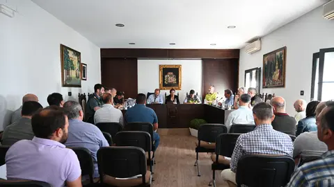 Reuni&oacute;n t&eacute;cnica celebrada en Hinojos.