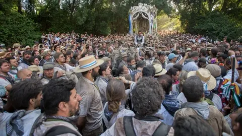 HUELVA, 18/05/18 HUELVA - CHARCA HERMANDAD DE HUELVA DEL ROCIO 
Foto: ALBERTO DIAZ