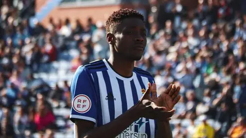 Rahim Alhassane pone rumbo al Real Oviedo. Fuente: Instagram oficial de Rahim Alhassane