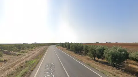 Lugar donde ha tenido lugar el accidente. Foto: Emergencias 112 Andaluc&iacute;a