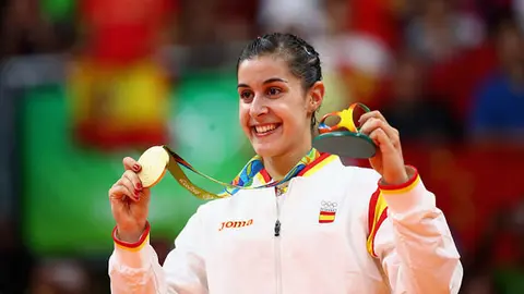 Carolina Mar&iacute;n realizar&aacute; el camino del Roc&iacute;o con su Hermandad de Huelva. Fuente: Imagen de archivo