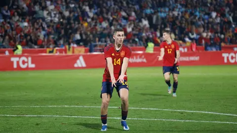 Ferm&iacute;n L&oacute;pez durante uno de sus partidos con la Sub-21. Fuente: Imagen de archivo