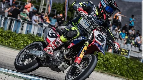 Paquito G&oacute;mez vivir&aacute; su tercera prueba del Campeonato del Mundo de Supermotard este fin de semana. Fuente: Instagram personal de Paquito G&oacute;mez