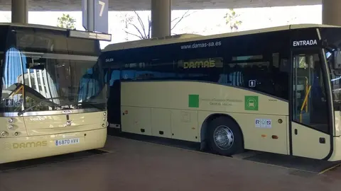Estaci&oacute;n de autobuses en la capital onubense. Foto: Junta de Andaluc&iacute;a