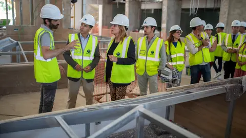 Visita a las obras del Mercado de San Sebasti&aacute;n.