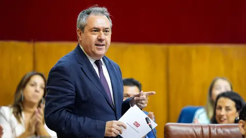 El secretario general del PSOE-A, Juan Espadas