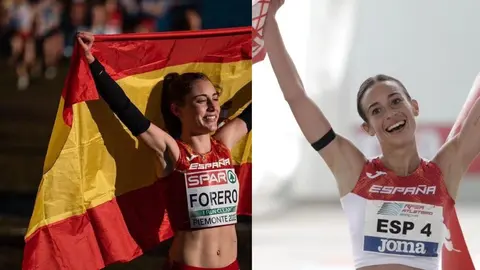 Mar&iacute;a Forero y laura Garc&iacute;a-Caro, atletas onubenses, estar&aacute;n en el Campeonato de Europa de Atletismo 2024. Fuente: Instagram personal de Mar&iacute;a Forero y de Laura Garc&iacute;a-Caro