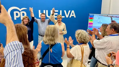 Celebraci&oacute;n de la victoria del PP en la provincia.