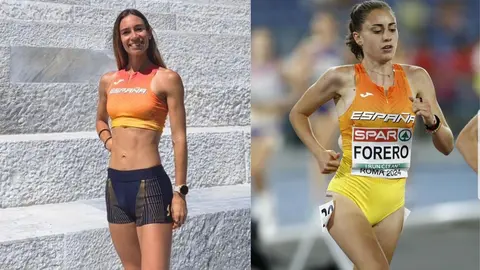 Laura Garc&iacute;a-Caro y Mar&iacute;a Forero protagonizan un grand&iacute;simo fin de semana en el Campeonato de Europa de Atletismo 2024 celebrado en Roma. Fuente: Instagram personal de Laura Garc&iacute;a-Caro y de Mar&iacute;a Forero